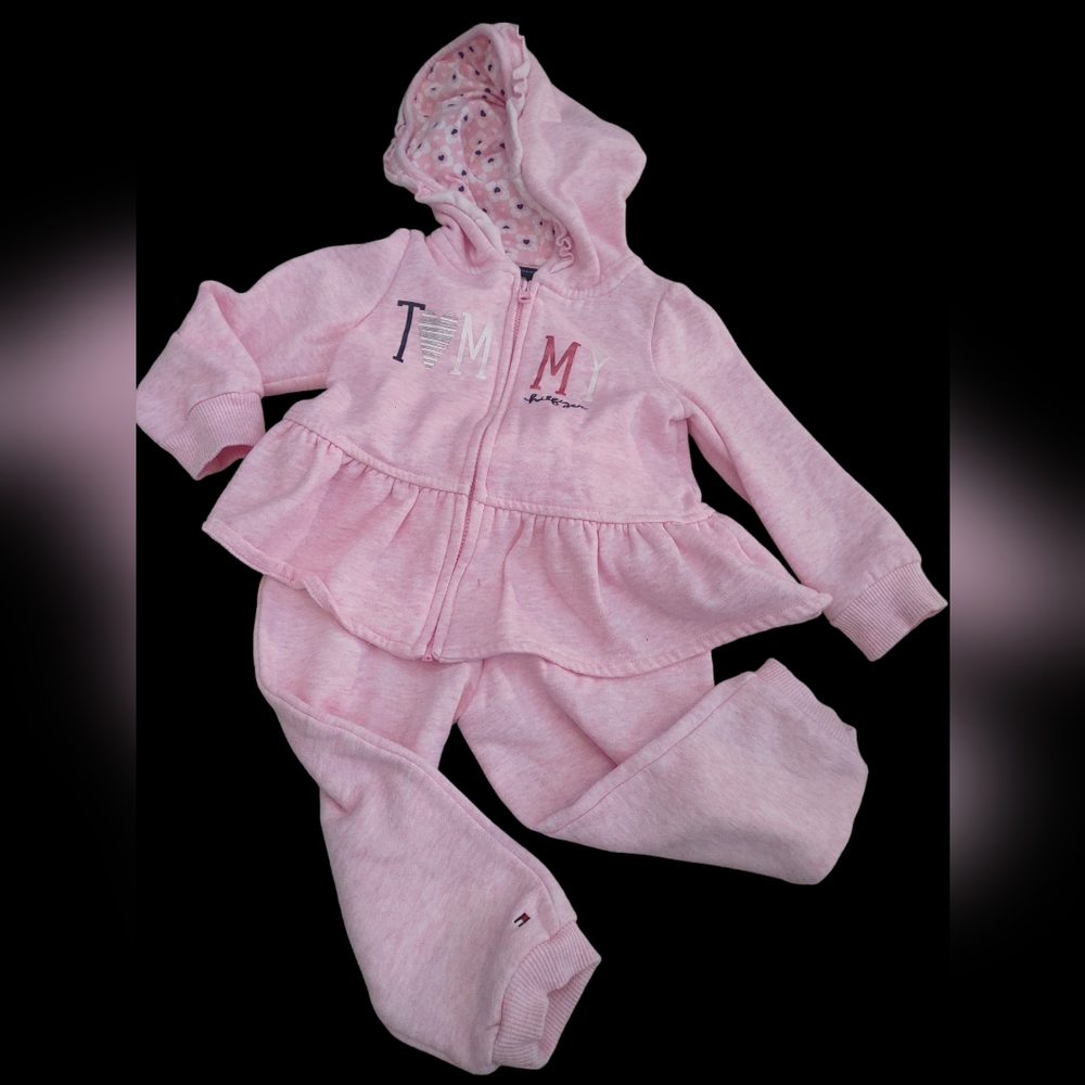 #2160 Tommy Hilfiger outfit set Girls 24 month